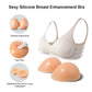 Women's Silicone Fake Boobs Form Underwear 2-In-1 Fake Breasts With Bra For Breast Enlargement Pad Chest Becomes Big