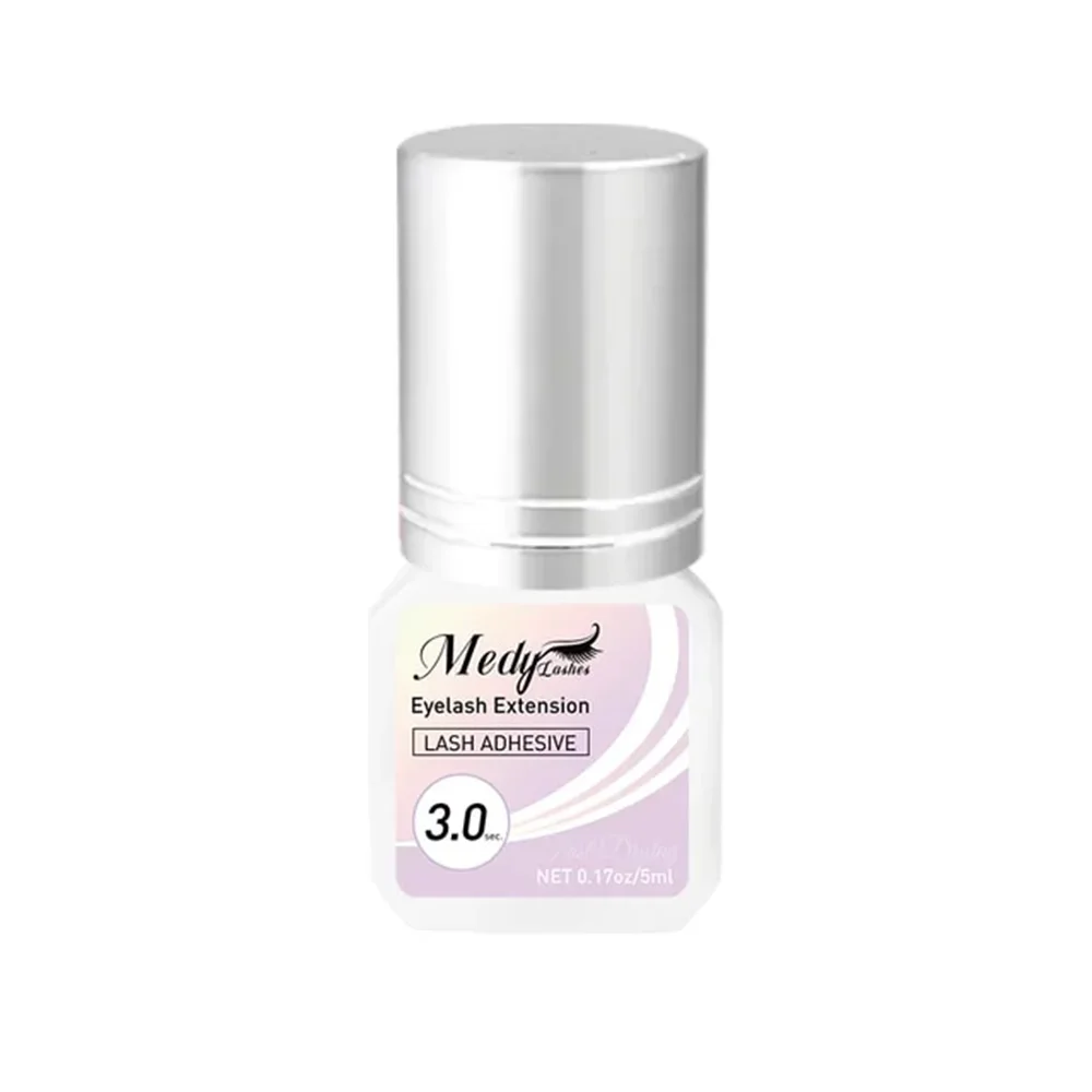 Extra Strong Eyelash Glue 5ml 0.3-3 Sec Drying Time Retention 7-8 Weeks Low Smell Waterproof Eyelash Extension Glue Wholesale