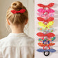 BABY BOWS 10Pcs/ Lot Kids Colorful Bow Hair Bands Ribbon Scrunchie for Kids Girls Elastic Hair Tie Head Rope Hair Accessories