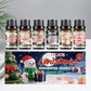 Christmas Aromatherapy Essential Oil Set  Long Lasting Fragrance 6 Holiday Scents Festive Scents & Relaxing Atmosphere 6x10ml