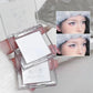 Matte Highlighter Powder in White-Natural 3D Brightening Eyeshadow Long-Lasting Eye Makeup Palette Brighten Face High Gloss