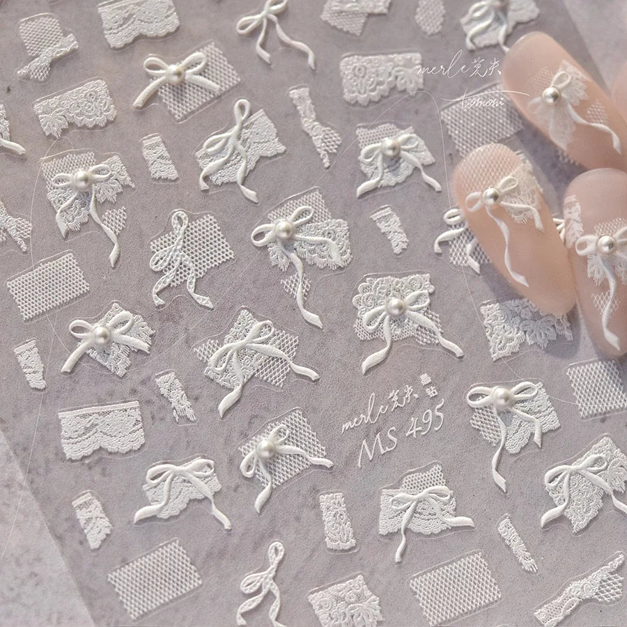 Golden Thread Butterfly Jelly Series Nail Art Stickers High Quality New Bronzing DIY Manicure Decal Decoration