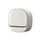 Soap dish with drainage tray, wall-mounted shower holder, keeps bars dry, flip-top waterproof soap holder requiring no drilling