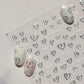 Cat's Eye 5D Gradient European Love Heart Gem Wing Crystal Geometric Colorful Self Adhesive Nail Art Stickers Manicure Decals