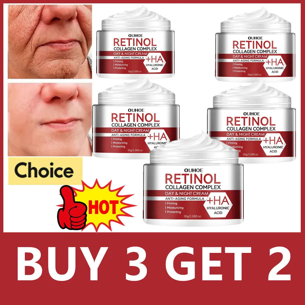 Retinol Face Moisturizing Cream Anti-wrinkle Hydrating Shrink Pores Retinol Cream Fade Fine Lines Skin Care Products For Women
