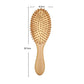 1PC Wood Comb Professional Healthy Paddle Cushion Hair Loss Massage Brush Hairbrush Comb Scalp Hair Care Healthy Bamboo Comb