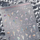 Shiny Jelly Butterfly Charming Golden Gradient Bowknot 5D Self Adhesive Nail Art Sticker Flower Petal Rhinestone Manicure Decals