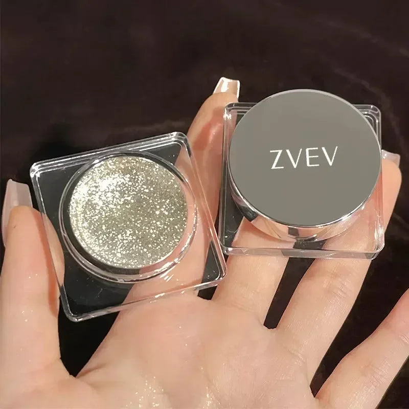 Liquid Gel Eyeshadow Pearl Glitter Body Highlighter Monochrome Diamond Shimmer Silkworm Brighten Highgloss Sequins Quick Drying