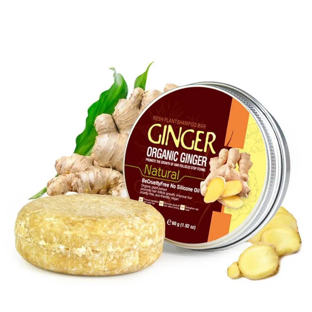 Rosemary Shampoo Soap Ginger/bamboo/lavender/Polygonum Multiflorum Deep Cleansing Soap Bar For Treated Dry Damaged Hair Care