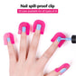LINMANDA 26Pcs Nail Polish Protector for Fingers Nail Polish Guard Soft Plastic U Shield Skin Cuticle Protector Nail Art Tools
