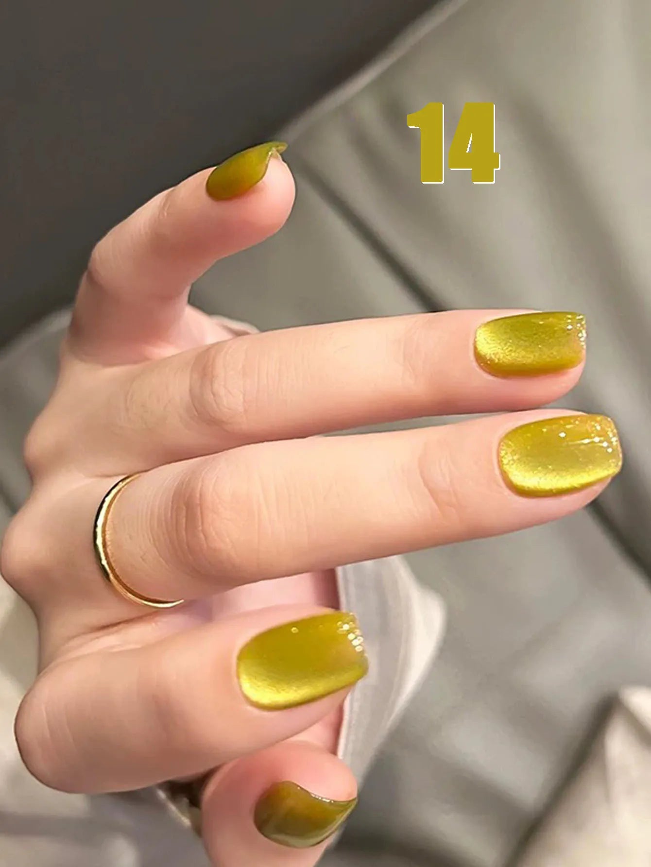 Mianel 12ml 1-21pcs Green Cat Magnetic Gel Nail Polish Spider Lily Varnish Soak Of UV Light Nails Nail Salon Christmas Nails