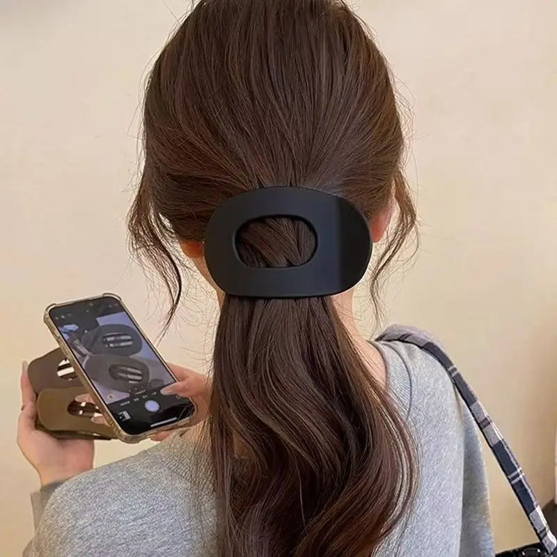 Fashion Duck Beak Clip Hair Clip for Woman Hair Accessories Korean Elegant Autumn Winter Matte Solid Color Large Shark Hairpin