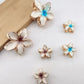 3/6 Pcs Alloy Flower Hair Claw Clips for Women Beach Holiday Hair Claw Stylish Shopping Headwear Female Hair Accessory