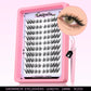 GROINNEYA Natural Cluster Lashes C Curl Manga Lashes Soft Cross Wispy Individual Cluster Anime Eyelashes Extension Eye Makeup