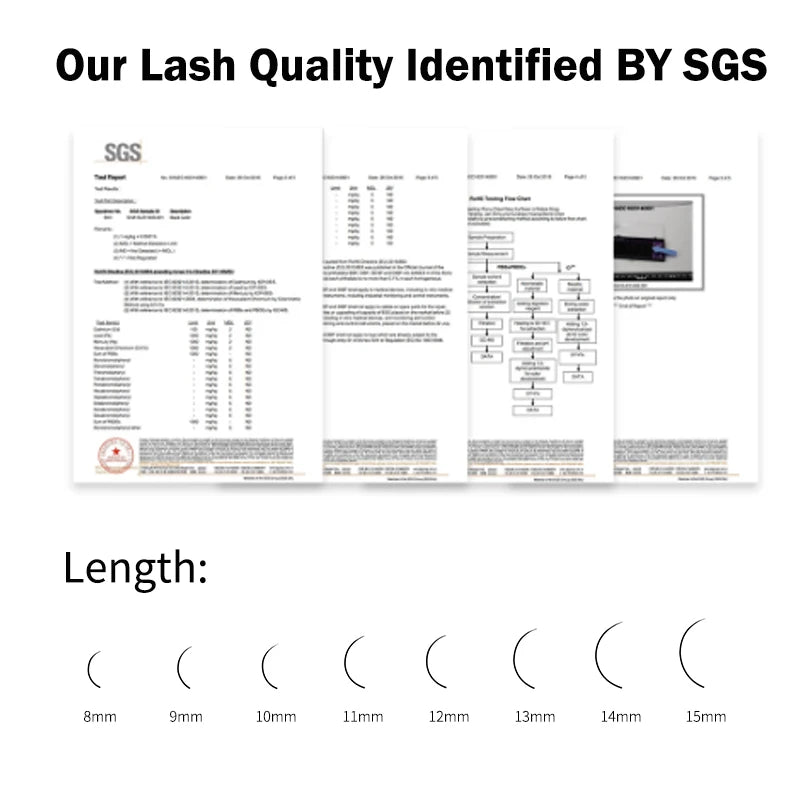 Winky Beauty  12Rows Classic Individual Mink Hair Lashes Extension Matte Black Fluffy Silk Eyelash Extension for Beauty Makeup