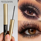 4D Silk Fiber Mascara, Waterproof Lengthening Curling, Waterproof Clump-free Long-lasing, with Thin Brush, Beginner-Friendly