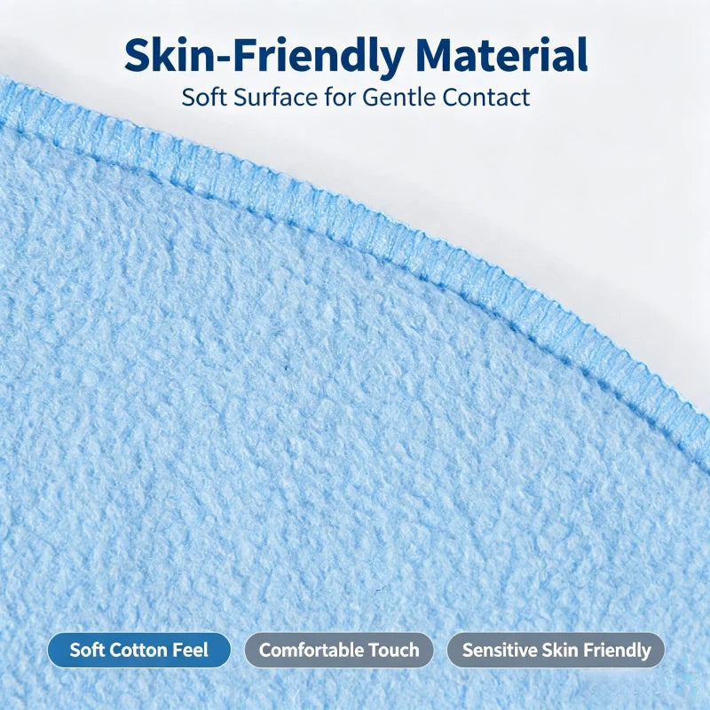 8Pcs Fleece Reusable Washable Menstrual Pads Leakproof Sanitary Pads Heavy Flow Postpartum Panty Liners for Elderly Incontinence
