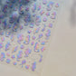 Colorful Water Bubble 5D Nail Art Stickers Goldfish Koi carp Dreamy Polarized Dreamlike Self Adhesive Delicate Manicure Decals