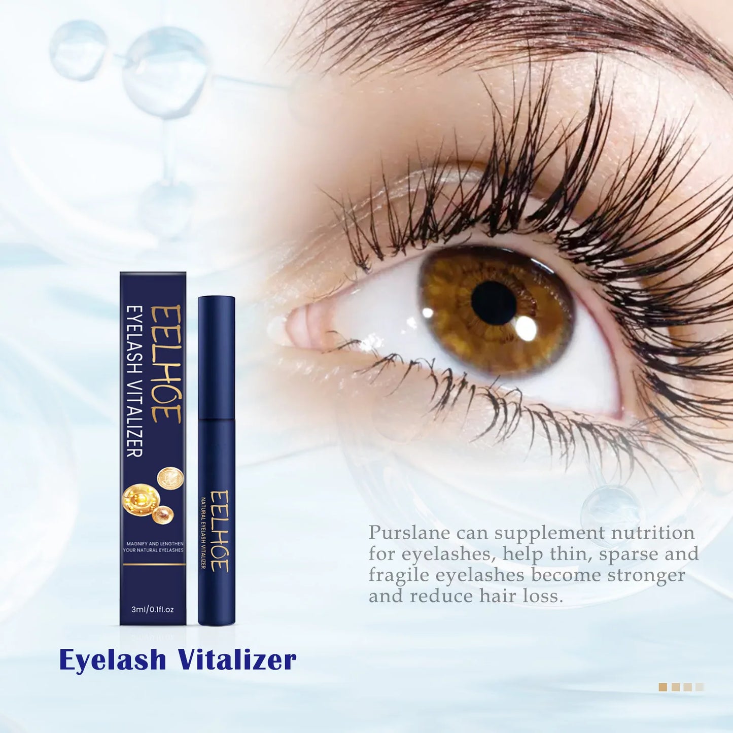 Fast Eyelash Growth Serum 7 Days Eyelash Enhancer Thicker Lashes Natural Curling Longer Fuller Makeup Lash Lift Care Products