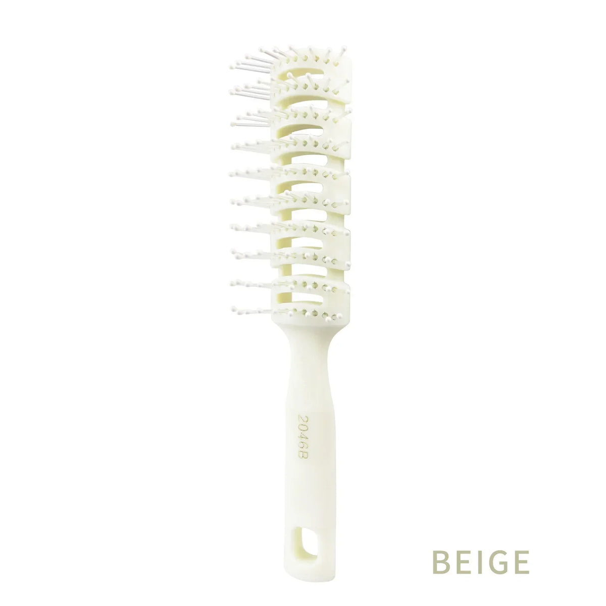 Men Plastic Vent Hair Brush Comb Anti-Static Massage Hair Care Ribs Comb Back Hair Curly Hair Styling Salon Ribs Nine-Row Comb