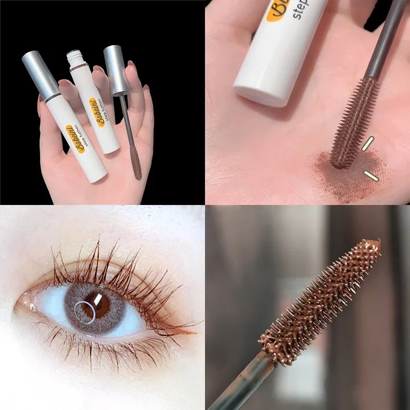 4 Colors Thick Mascara Curling Lengthening Eyelash Waterproof Long-lasting No Smudge Berry Brown Fast Dry Mascara Eyes Makeup