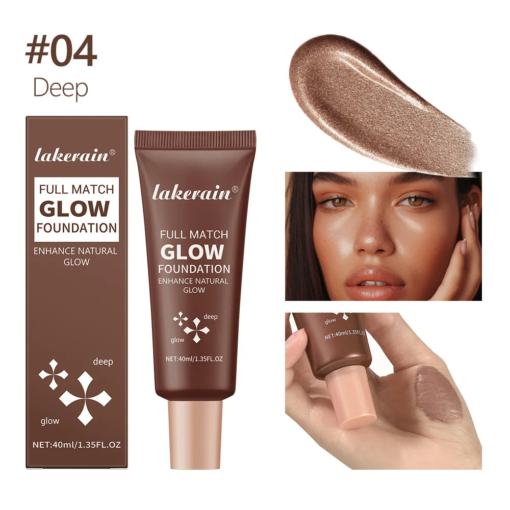 Glowing Foundation Natural Glow Enhancer Moisturizing Lightweight Base Multi-purpose Highlighter Liquid Foundation Cosmetics