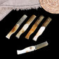 Yak Horn Comb Foldable Pocket Clip Moustache Beard Styling Hairdressing Tools