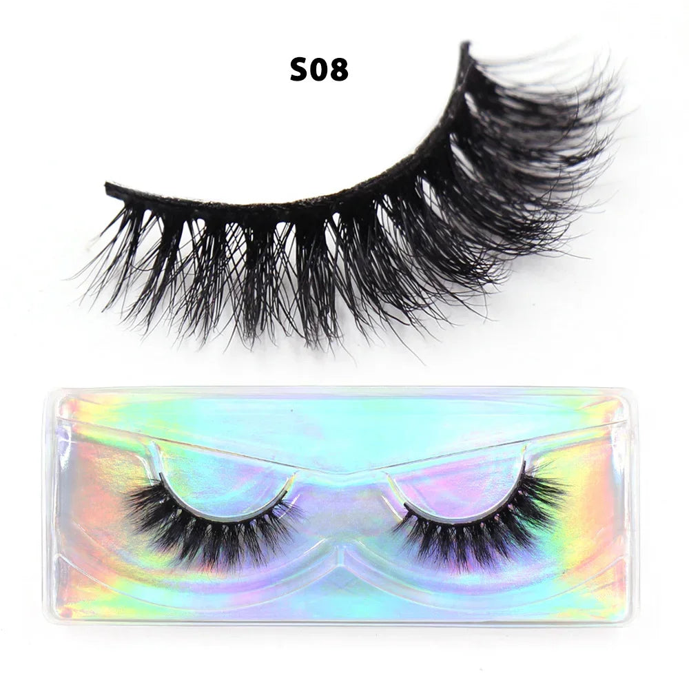 Half Eey Lashes Soft Mink Lashes Reusable Foxy Eyes False Eyelashes Natural Fluffy Makeup Tools Extension Fake Lashes Maquiagem