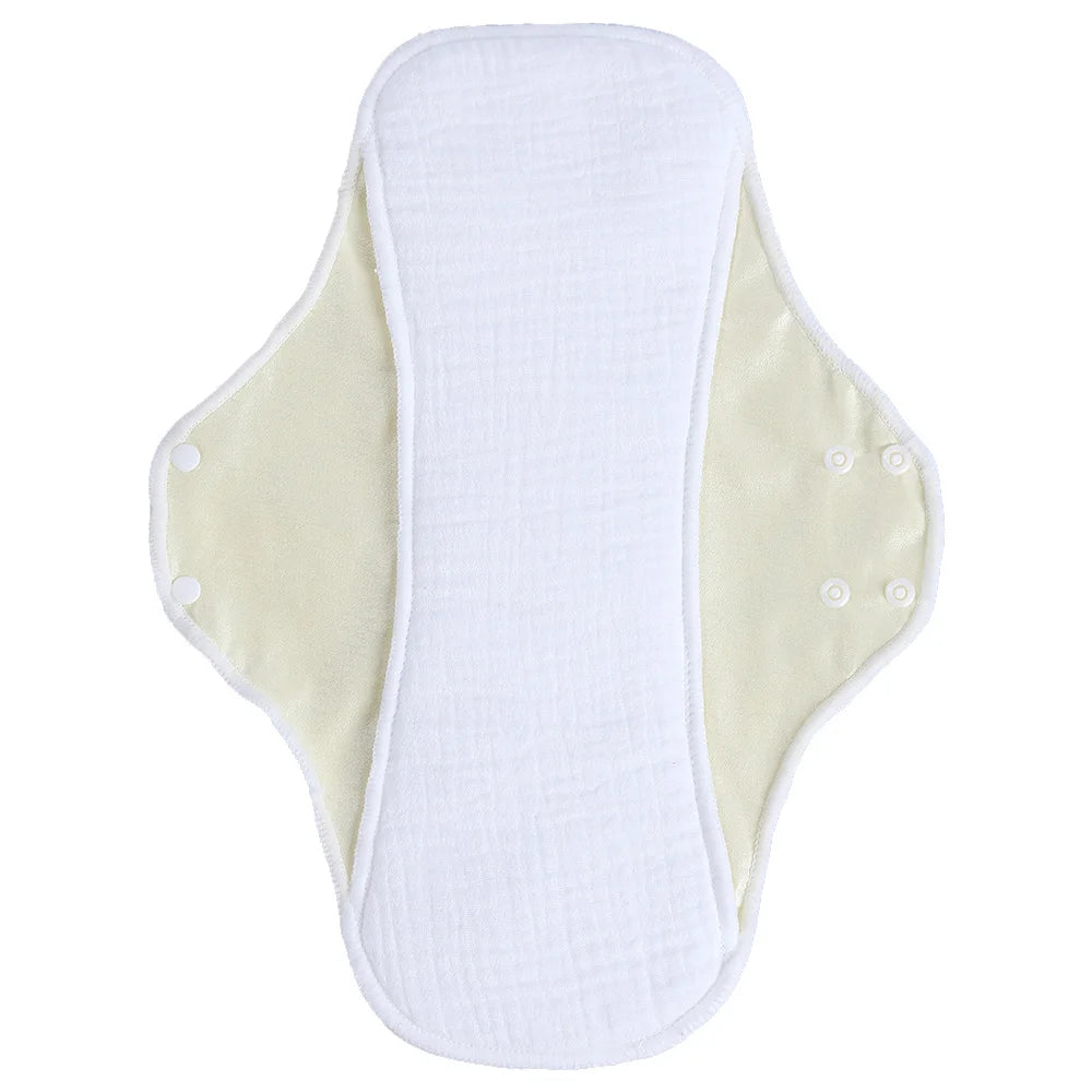 1pc Washable Sanitary Pads for Women, Reusable Menstrual Period Underwear Liners Panty Pads, 3-Layer Absorbent