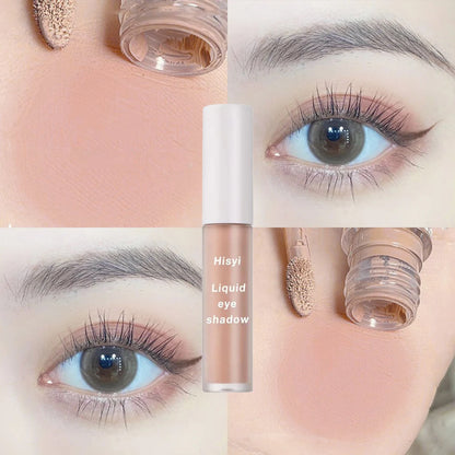 Low Saturation Matte Liquid Eye Shadow Blush Waterproof Easy To Color Brightening Natural Contouring Eyeshadow Pigment Makeup