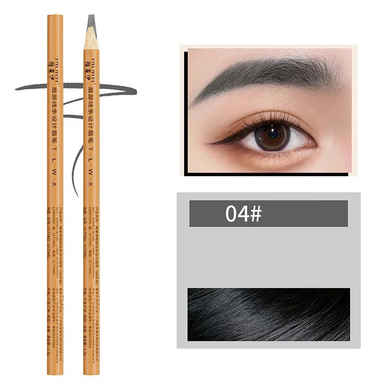 Eyebrow Pencil Waterproof Eyebrow Enhancers Long Lasting Brow Cosmetics Professional Makeup Brow Microblading Eyebrow Pencils