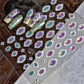 Golden Thread Butterfly Jelly Series Nail Art Stickers High Quality New Bronzing DIY Manicure Decal Decoration