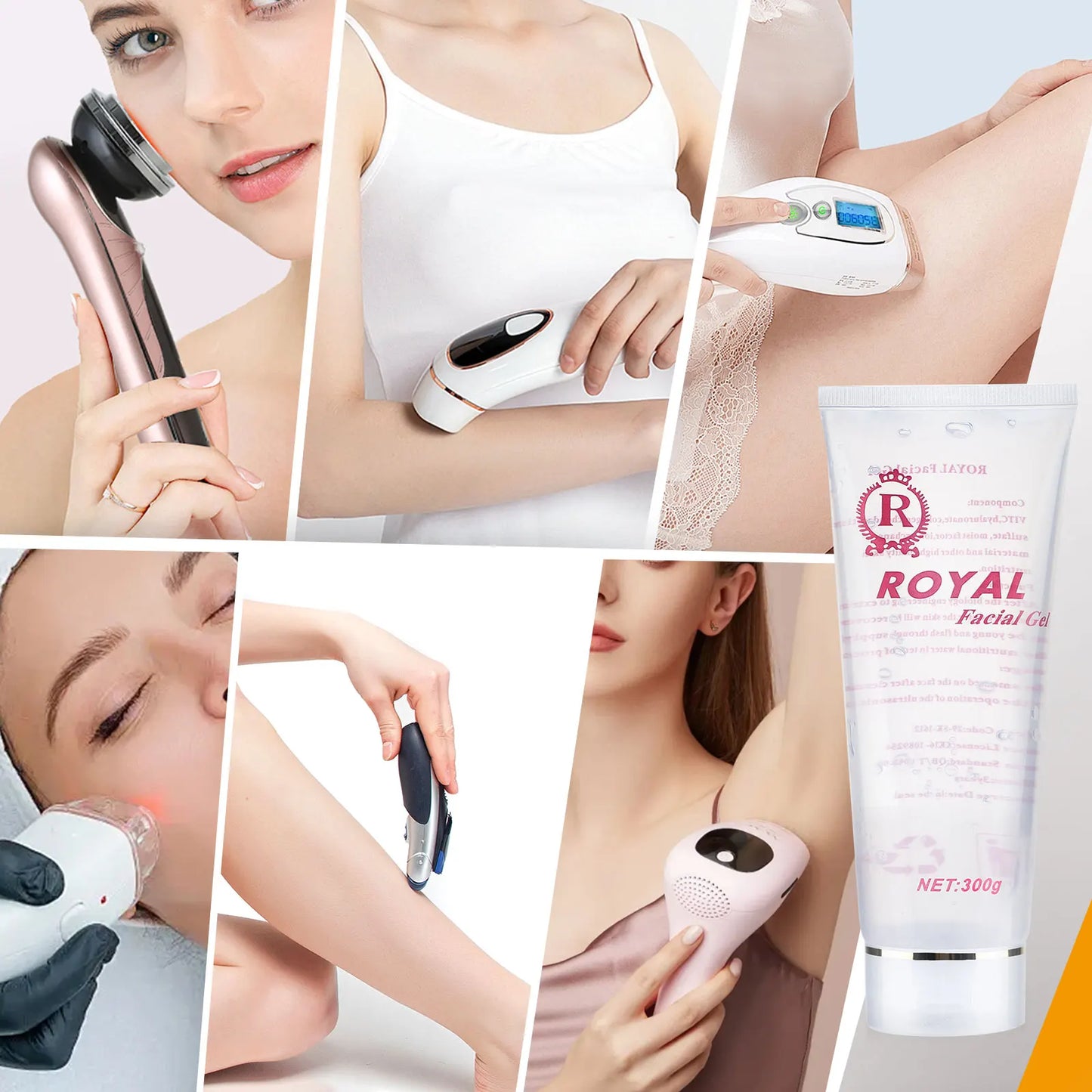300g Ultrasonic RF Gel for 40K Cavitation Body Slimming Beauty Machine Radio Frequency Conductive Gel for RF Fat Burning Device