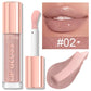 Glitter Lip Gloss Lipstick, Lip Tint Moisturizing Hydrating Long Lasting  Non-Stick Cup Waterproof Nude Lip Plumper High Pigment