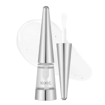 KOEC Korean Lip Plumper Oil Non-greasy Lip Plumping Balm Moisturizing Dry Chapped Lips Shine Hydrating Exfoliating Nourishing