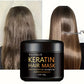 Keratin Hair Mask - Quickly Repairs Damaged and Frizzy Hair, Smooth and Shiny, Straight Hair, Deep Nourishing Hair Care
