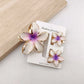 3/6 Pcs Alloy Flower Hair Claw Clips for Women Beach Holiday Hair Claw Stylish Shopping Headwear Female Hair Accessory