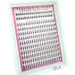 12Rows Bottom&Spiky Lashes Clusters Volume Individual Lashes Cluster Extensions Spikes Lashes Clusters DIY Fairy/Manga Eyelash