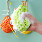 Honeycomb Bath Ball Bathroom Cotton Household Soft Cheese Cute Children's Body Scrubbing Bath Balls Foaming Bath Sponges