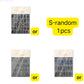 1piece 5D glass fragment nail sticker high quality stained glass window grille design glitter art decoration design nail sticker