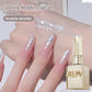 15ml Snow Pear Crushed Ice Cat Eye Gel Nail Polish,  Shiny Bubble-Free UV/LED Quick-Drying Gel Suitable For Nail Art DIY Design