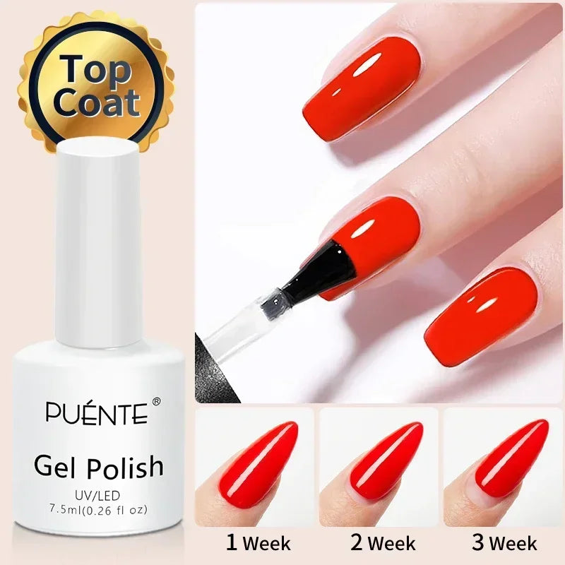 PUENTE 7.5ML Golden Gems Cat Magnetic Gel Nail Polish Pink Brown Blue Colors Golden Glitter Cat Eye Soak Off UV Nail Art Varnish