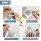 50pcs Disposable Shower Drain Hair Catcher Stickers – Plastic Mesh Blocker for Tub & Sink