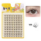 DINGSEN 10 rows Individual Eyelashes Wholesale 10-12mm Cluster Lashes Natural Anime False Kake Eyelashes Extension Makeup