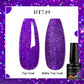 MEET ACROSS 160 Colors 7.3ml Gel Nail Polish Vernis Glitter Sparkly Semi Permanent Soak Off LED UV Gel Varnish Nail Art Manicure
