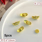 Flat Pearl Wreath Star Bowknot Butterfly Rhinestones Christmas Koi Metal Alloy Jewelry Nail Art Decorations Manicure Accessories