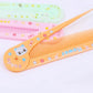 1 Pc Cute Cartoon Folding Comb for Kids Portable Pointed Tail Comb for Children Boys Girls Baby Hair Care Brushes Plastic Comb