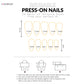 24pcs Sweet False Nail Patches Detachable Fake Nail Tips With Bowknots Love Heart Pearl Design Pink Almond Korean Press On Nail