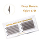 New Tinsel Premade Fans Eyelash Extension Holographic Anime Tower Tips Pro Made Eyelash Comic Feather Super Soft False Eyelashes