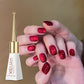 10ml/Bottle Ruby Red Cat Eye Gel Nail Polish Wine red Cherry Dopamine Glitter Nail Gel Soak Off LED/UV Semi-Permanent Manicure